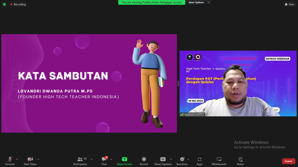 high tech teacher indonesia